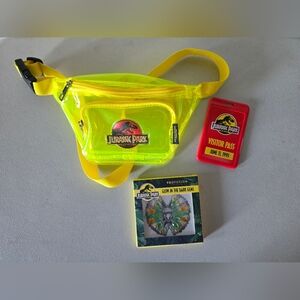 Profusion Cosmetics Jurassic Park 30th Anniversary Fanny Pack 3 Pc Set EUC
